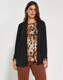 Finto twinset animalier TABACCO DORABELLA PIU'
