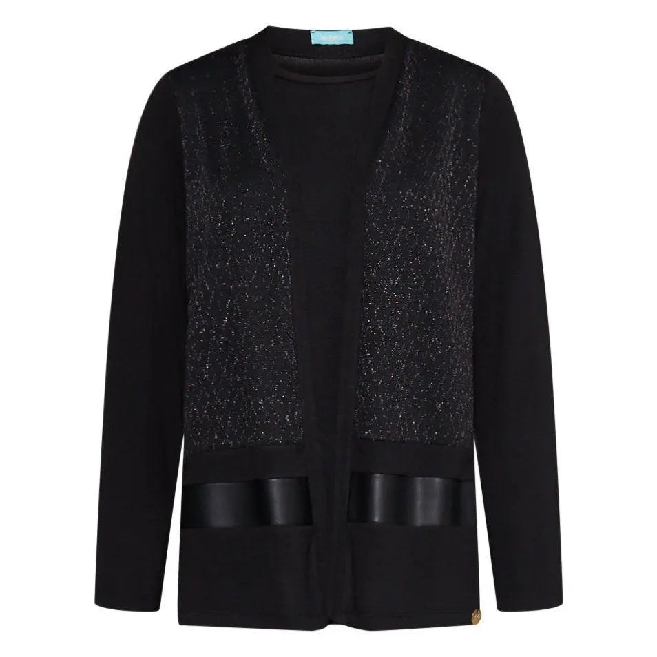 Finto twinset fantasia NERO DORABELLA