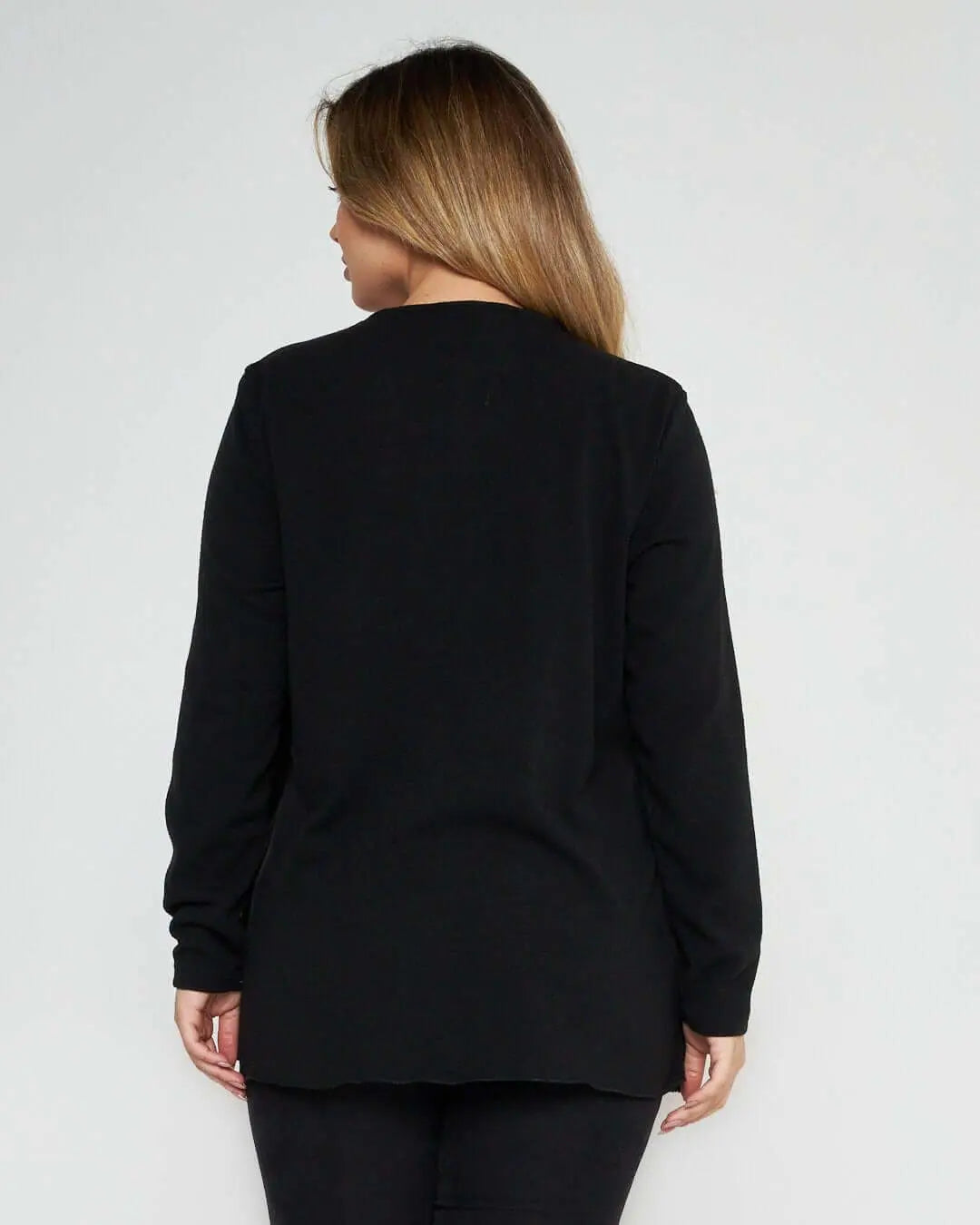 Finto twinset in fantasia NERO DORABELLA