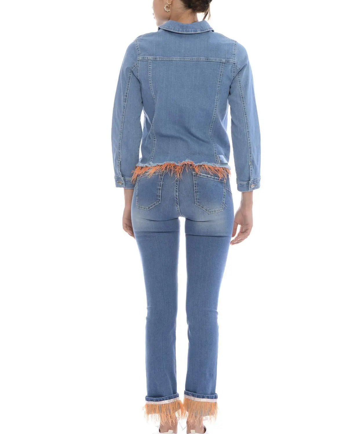 GIUBBINO M/COTONE BLU IRONICA