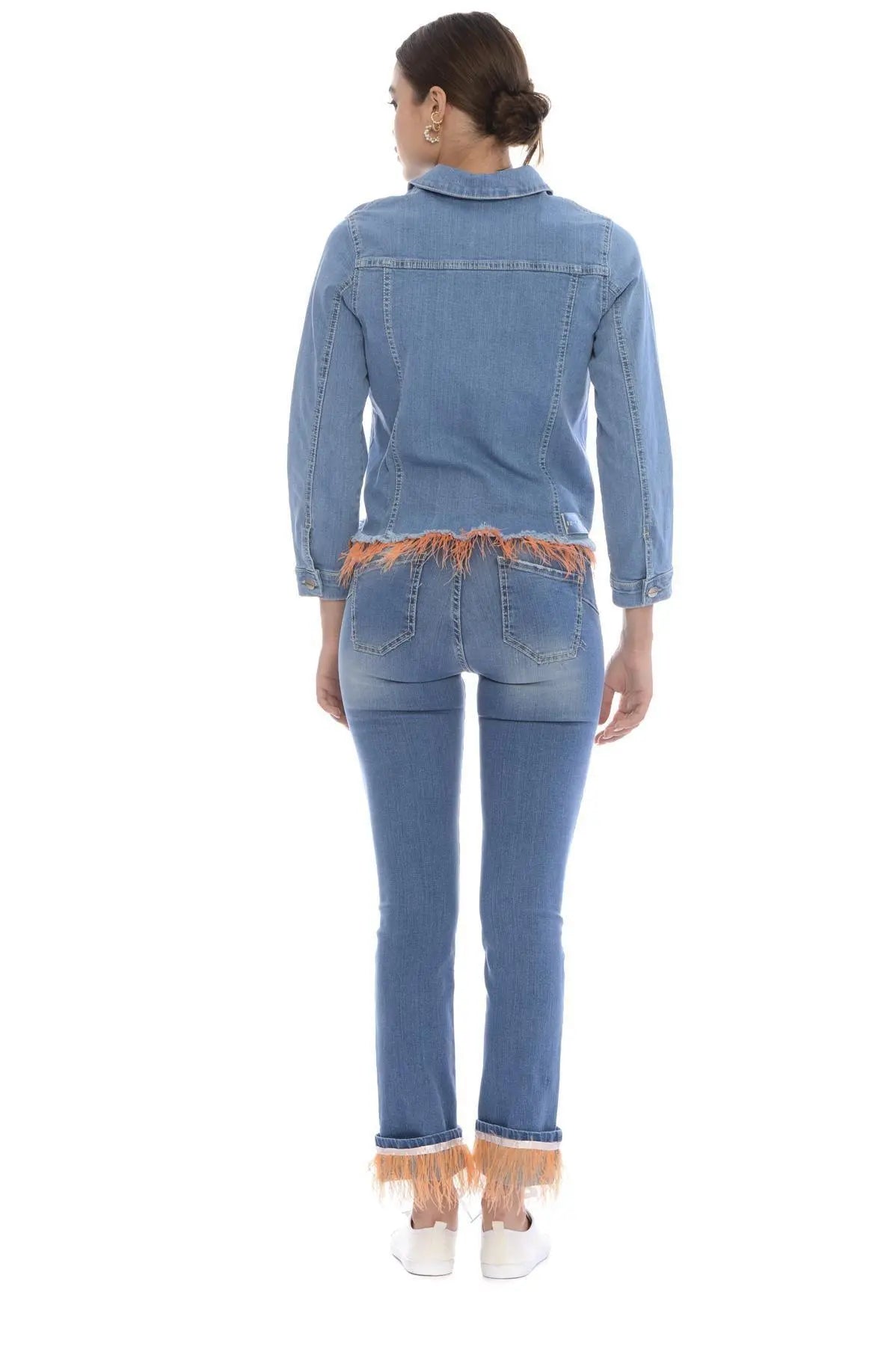 GIUBBINO M/COTONE BLU IRONICA