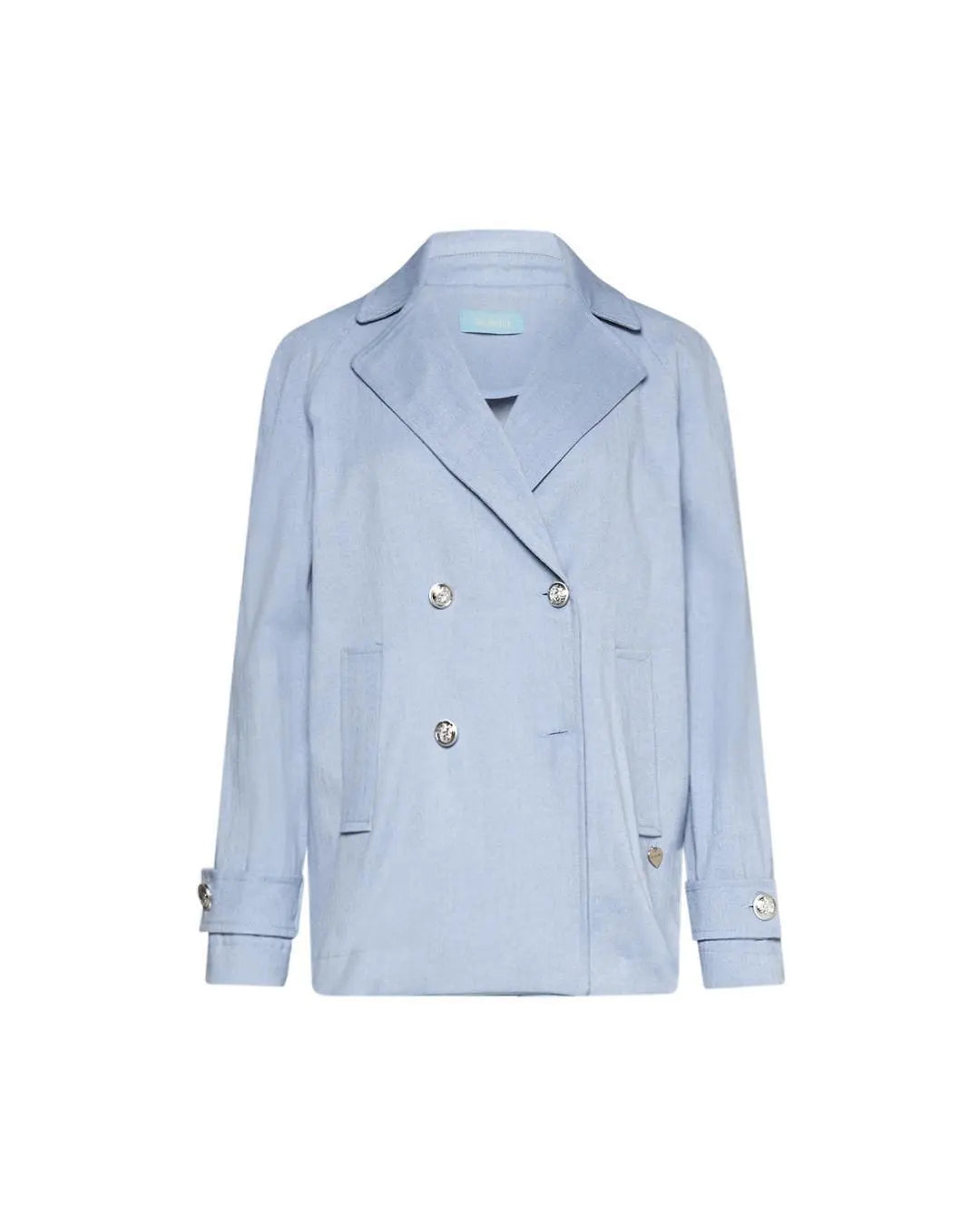 Giacca doppiopetto Celeste DORABELLA