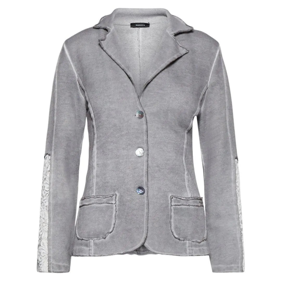 Giacca in felpa GRIGIO IRONICA XXL