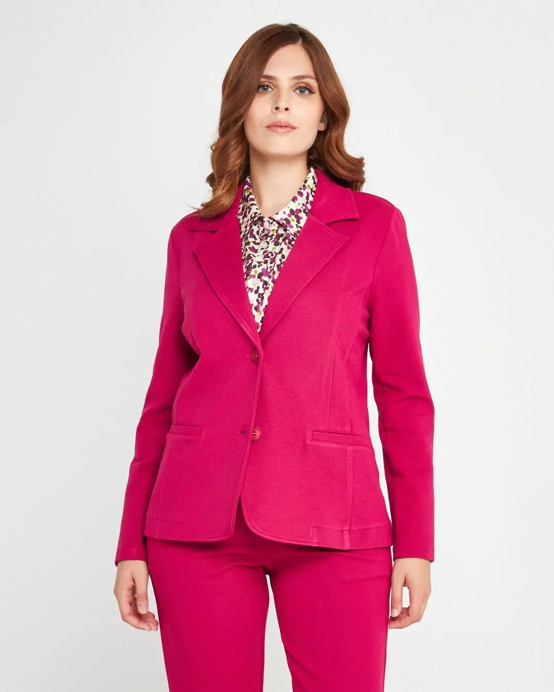 Giacca in tessuto tecnico Fucsia DORABELLA 52