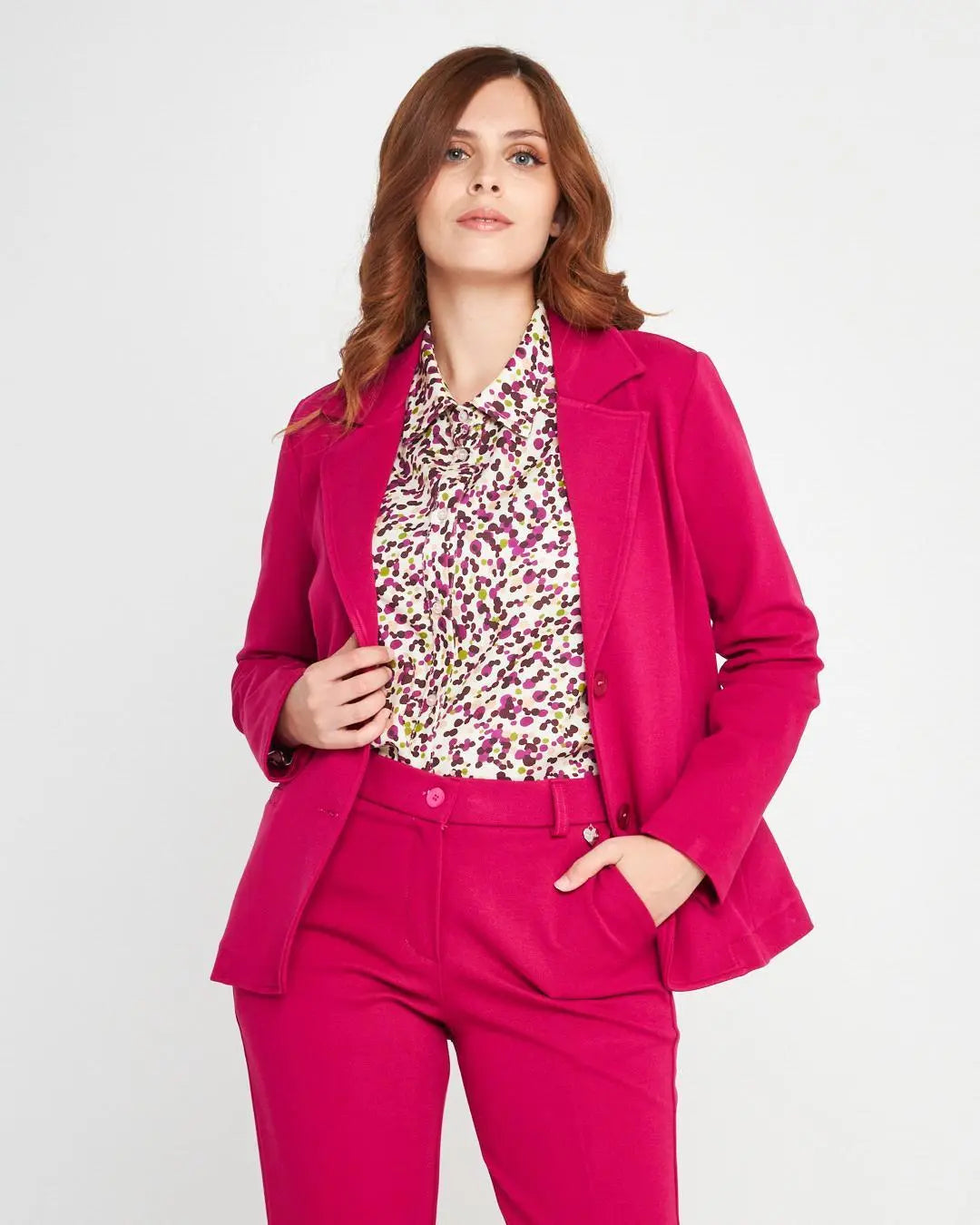 Giacca in tessuto tecnico Fucsia DORABELLA