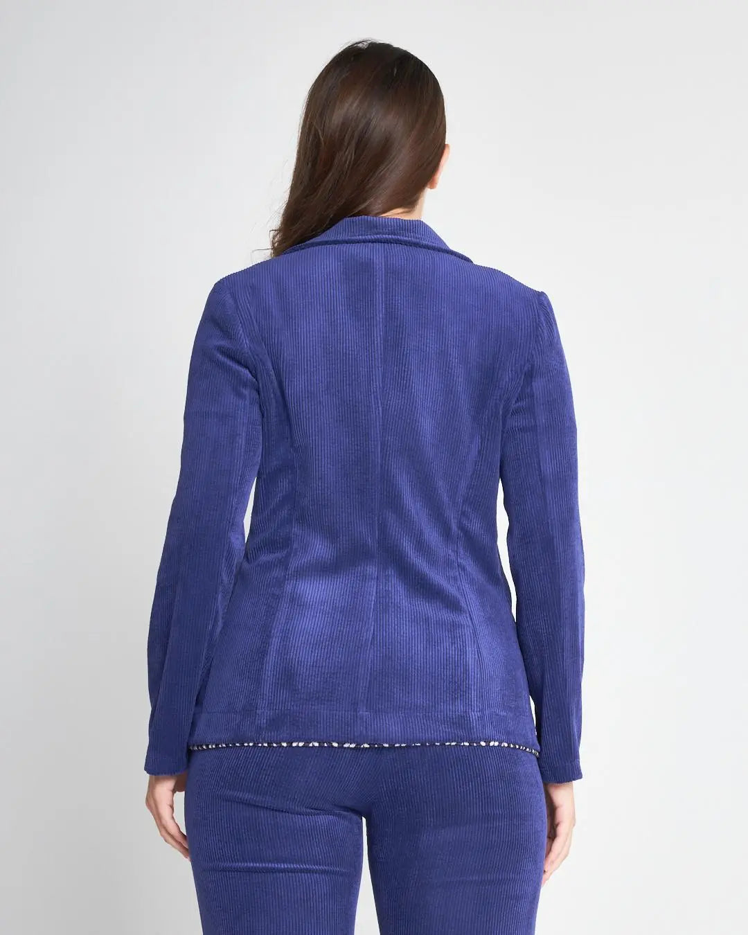 Giacca millerighe Viola DORABELLA