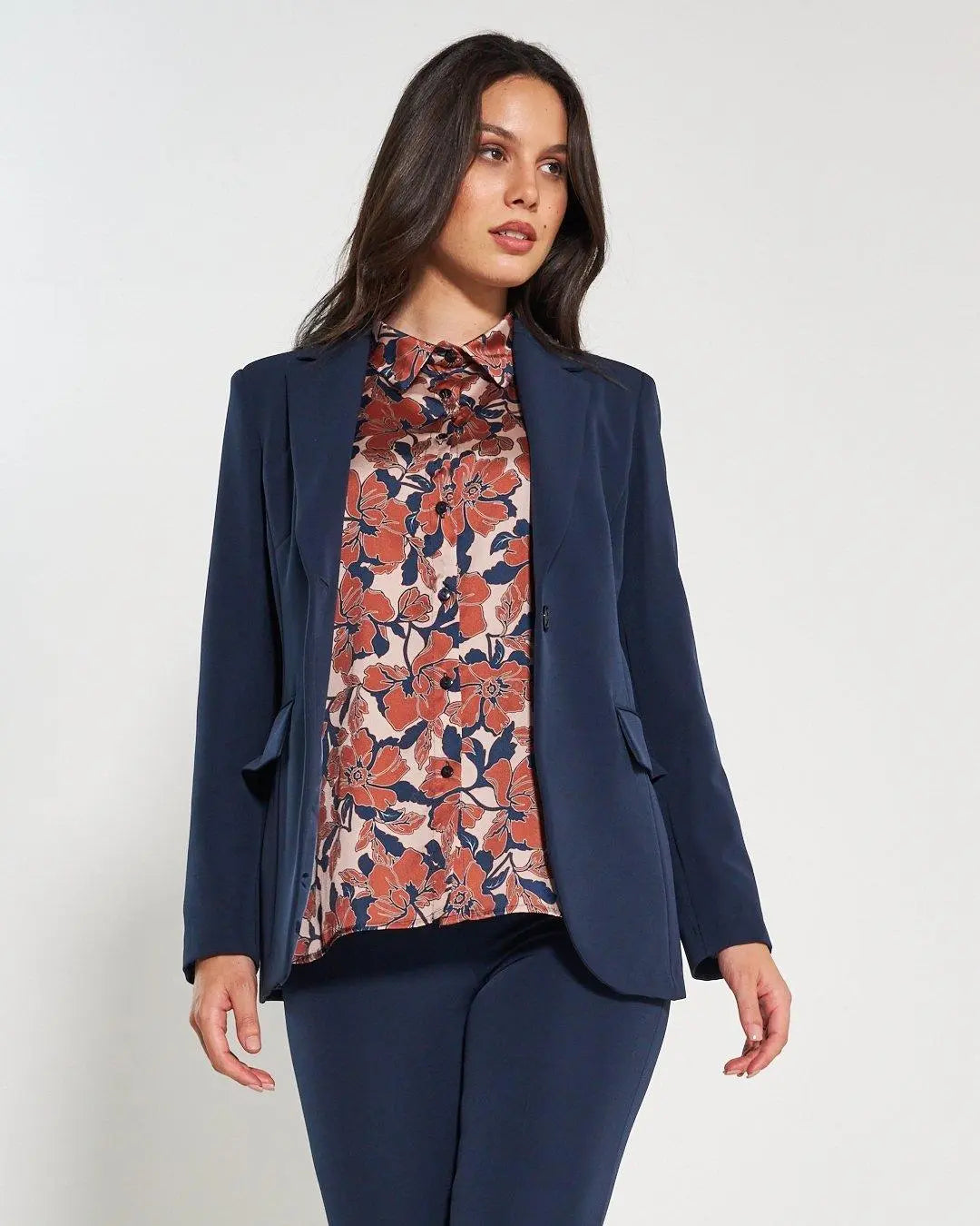 Giacca monopetto BLU DORABELLA