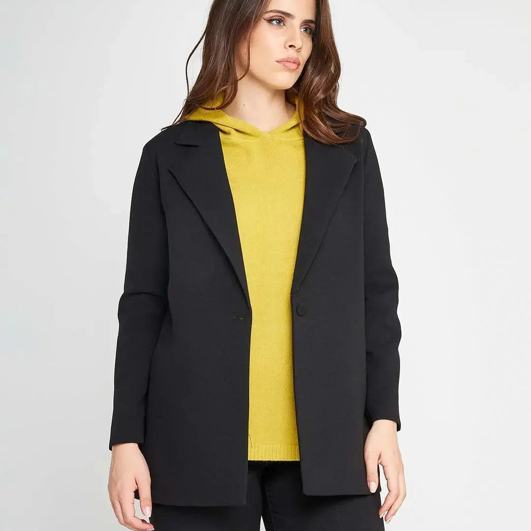Giacca monopetto NERO DORABELLA XXL