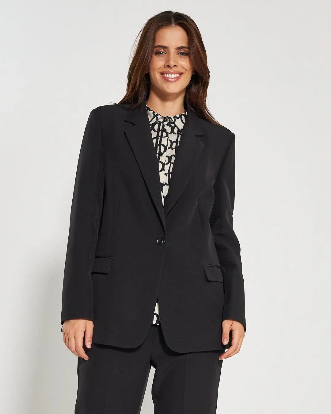 Giacca monopetto NERO DORABELLA PIU'