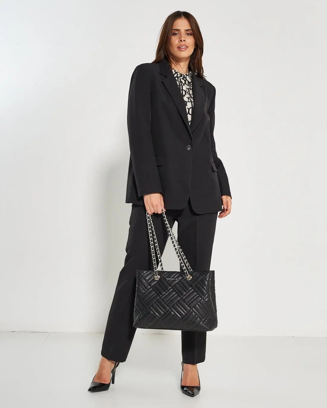 Giacca monopetto NERO DORABELLA PIU'