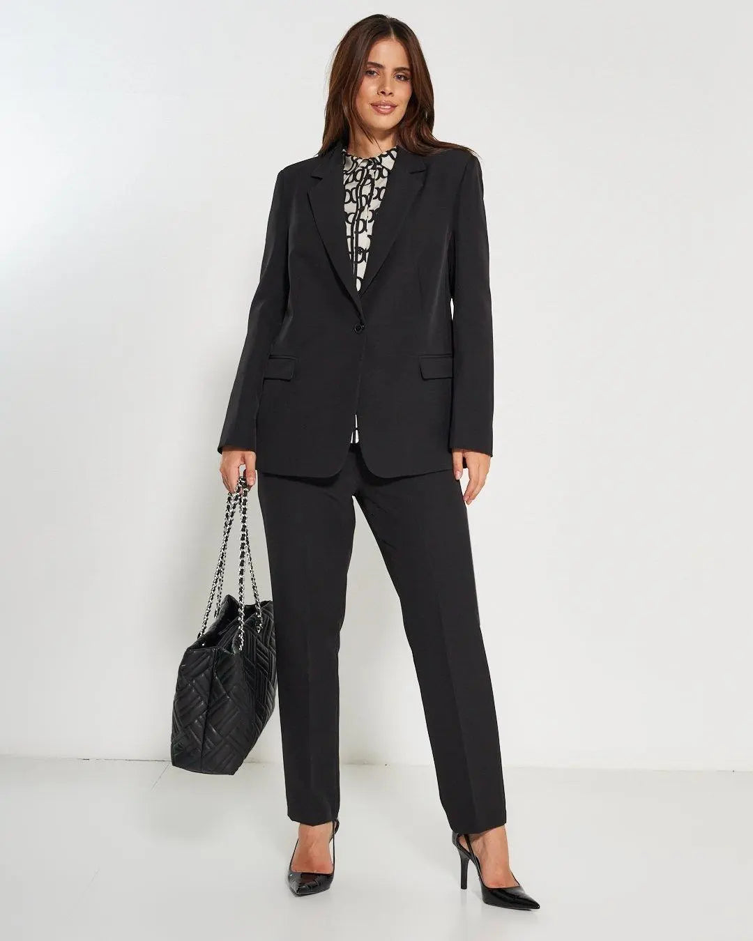 Giacca monopetto NERO DORABELLA PIU'