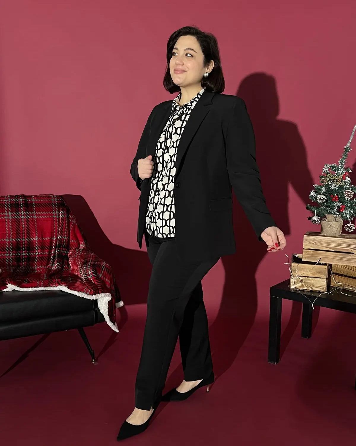 Giacca monopetto NERO DORABELLA PIU'