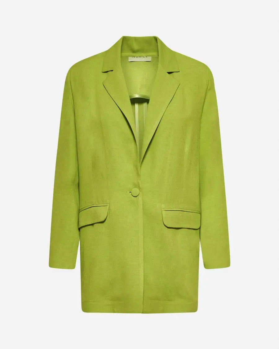 Giacca monopetto PISTACCHIO IRONICA