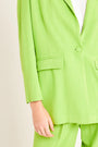 Giacca monopetto PISTACCHIO IRONICA