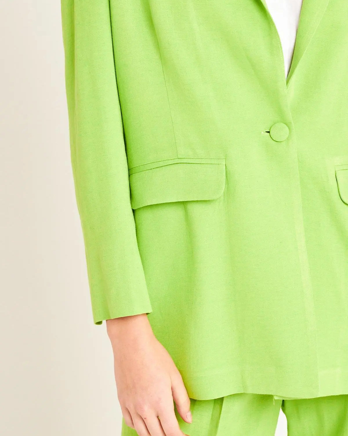 Giacca monopetto PISTACCHIO IRONICA