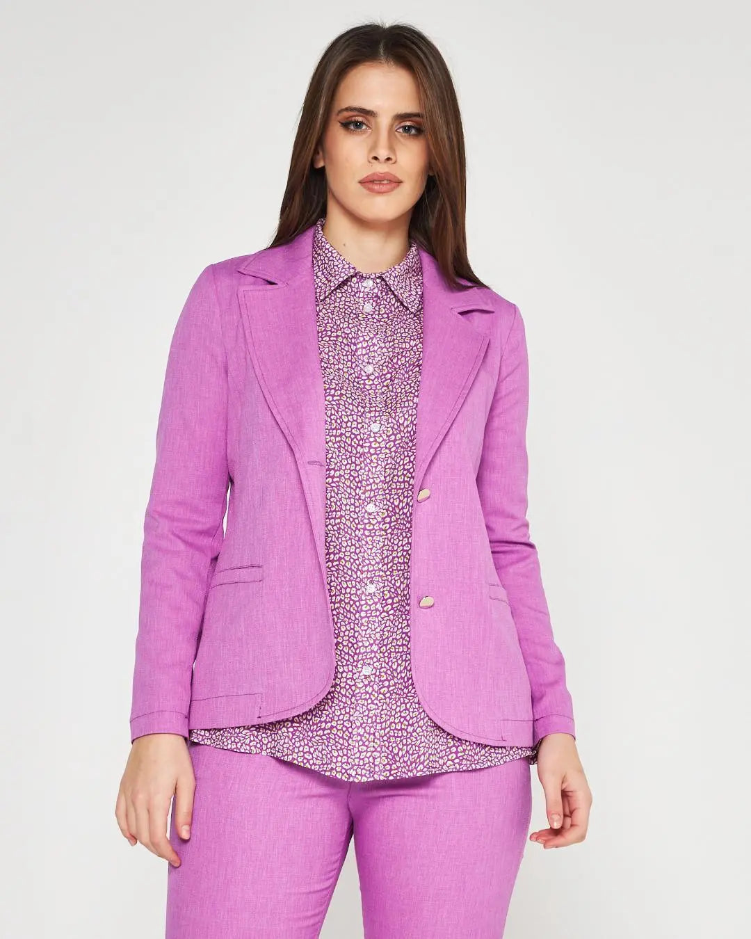 Giacca monopetto Viola DORABELLA 52