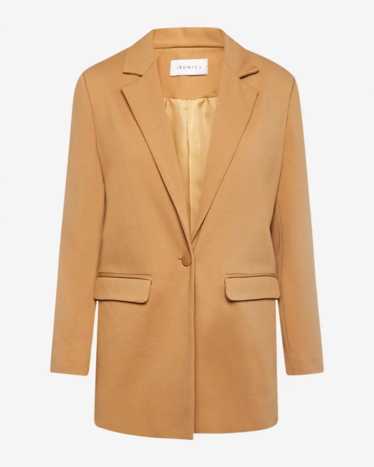 Giacca rever CAMMELLO IRONICA