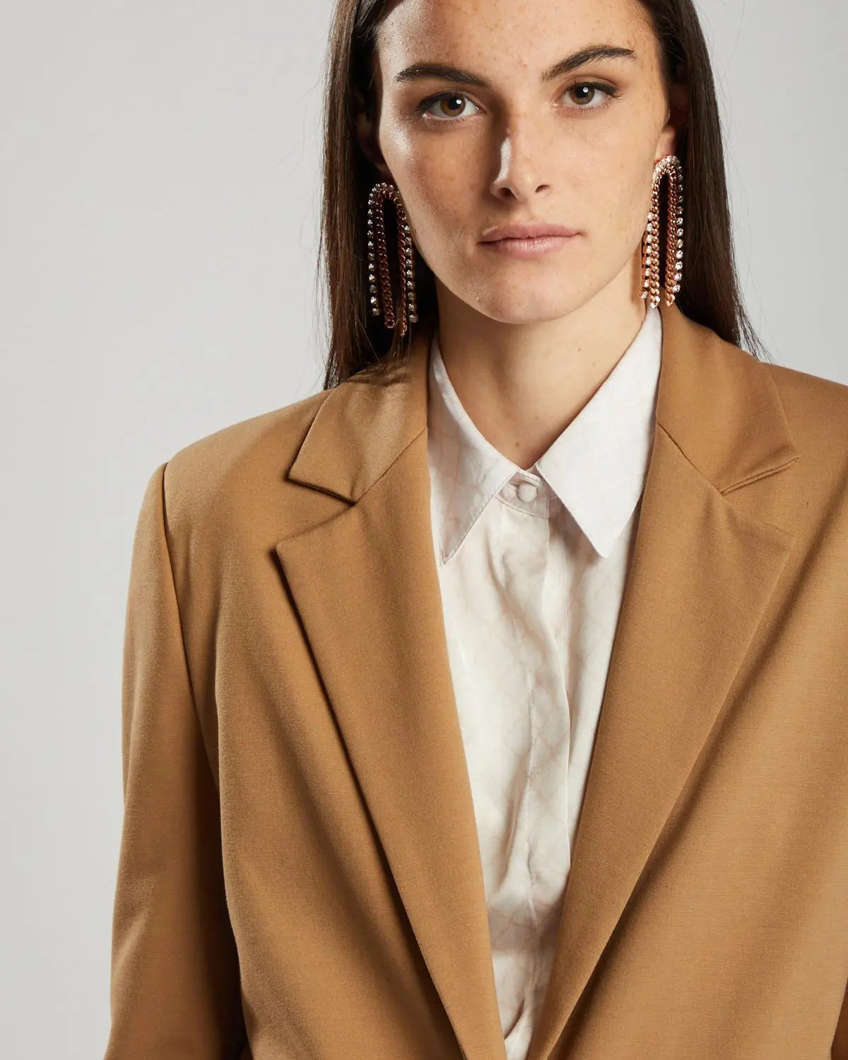 Giacca rever CAMMELLO IRONICA