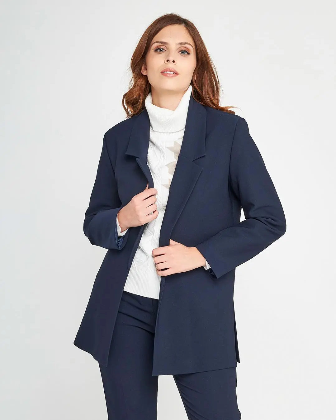 Giacca revers Blu DORABELLA