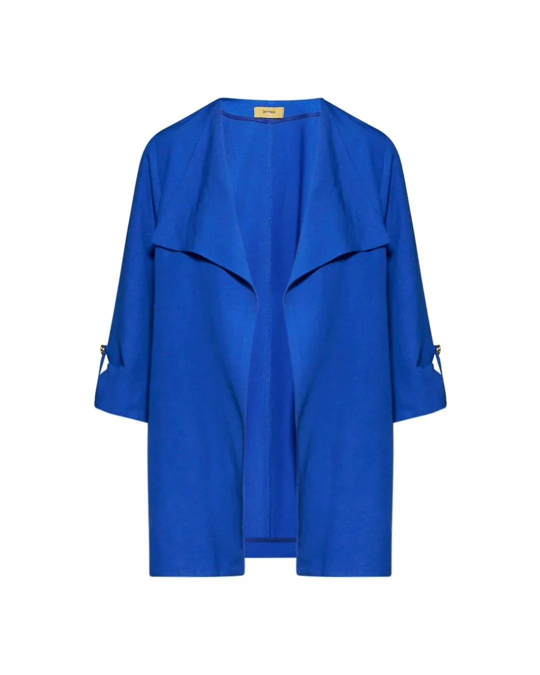 Giacca sciallata BLU-ROYAL DORABELLA PIU'