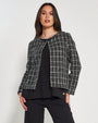 Giacca tweed NERO DORABELLA