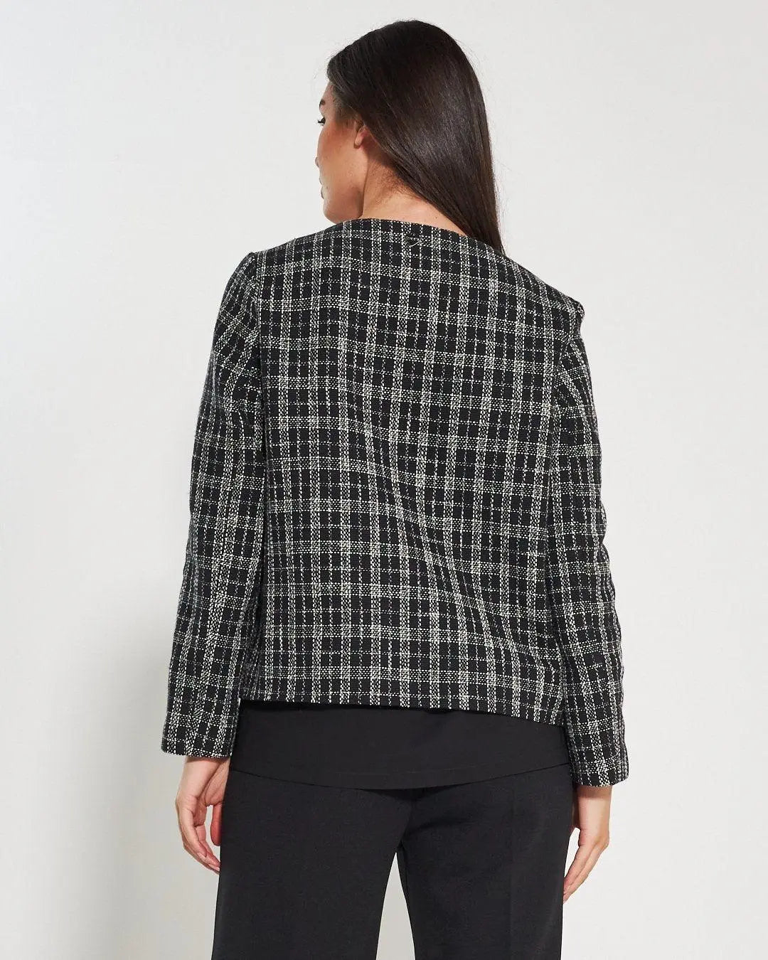 Giacca tweed NERO DORABELLA