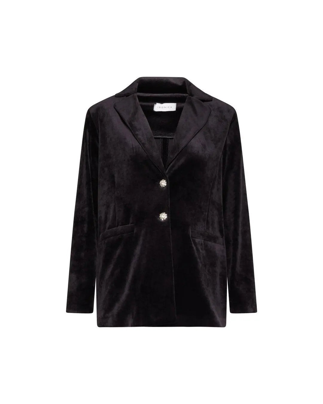 Giacca velluto NERO IRONICA XL
