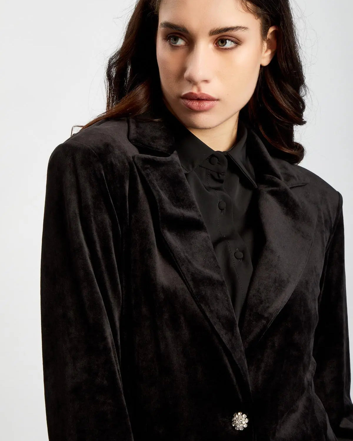 Giacca velluto NERO IRONICA