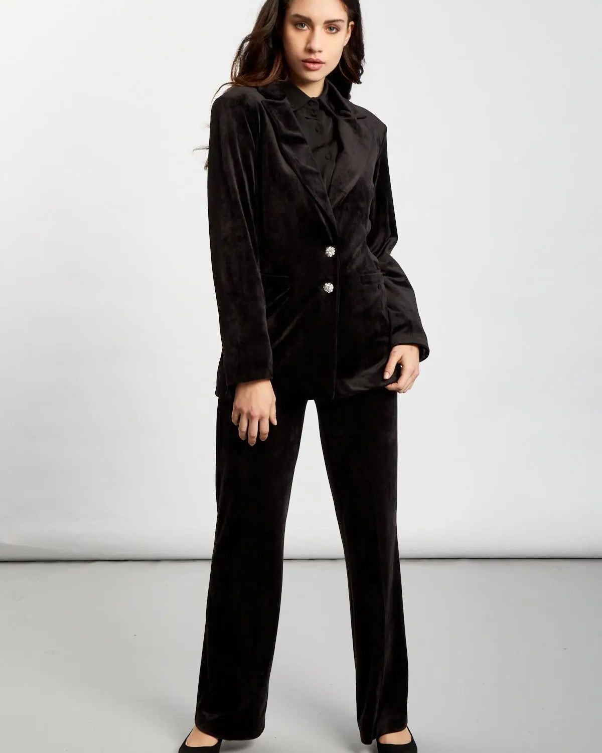 Giacca velluto NERO IRONICA