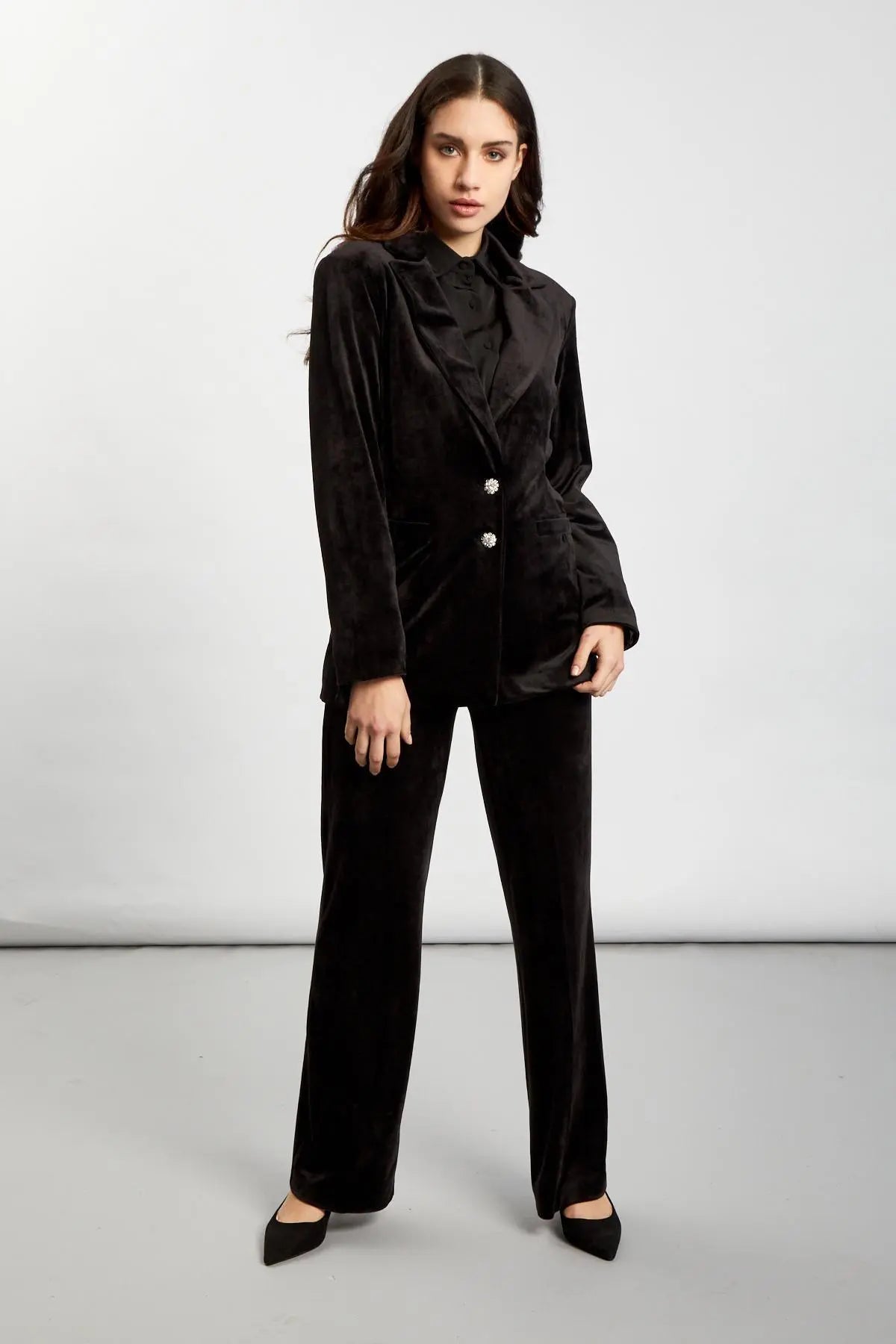 Giacca velluto NERO IRONICA