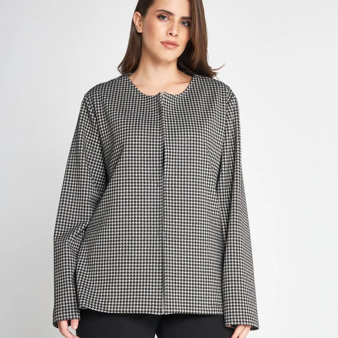 Giacchino pied de poule NERO-BIANCO DORABELLA PIU' 55