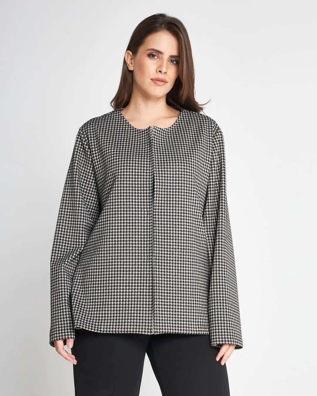 Giacchino pied de poule NERO-BIANCO DORABELLA PIU' 55