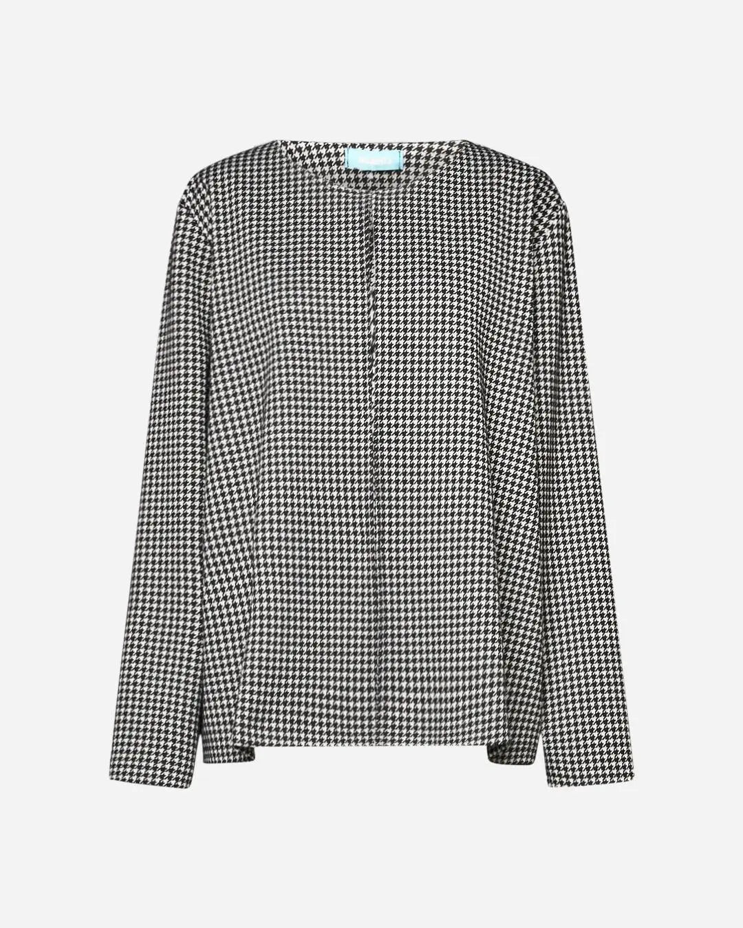 Giacchino pied de poule NERO-BIANCO DORABELLA PIU'