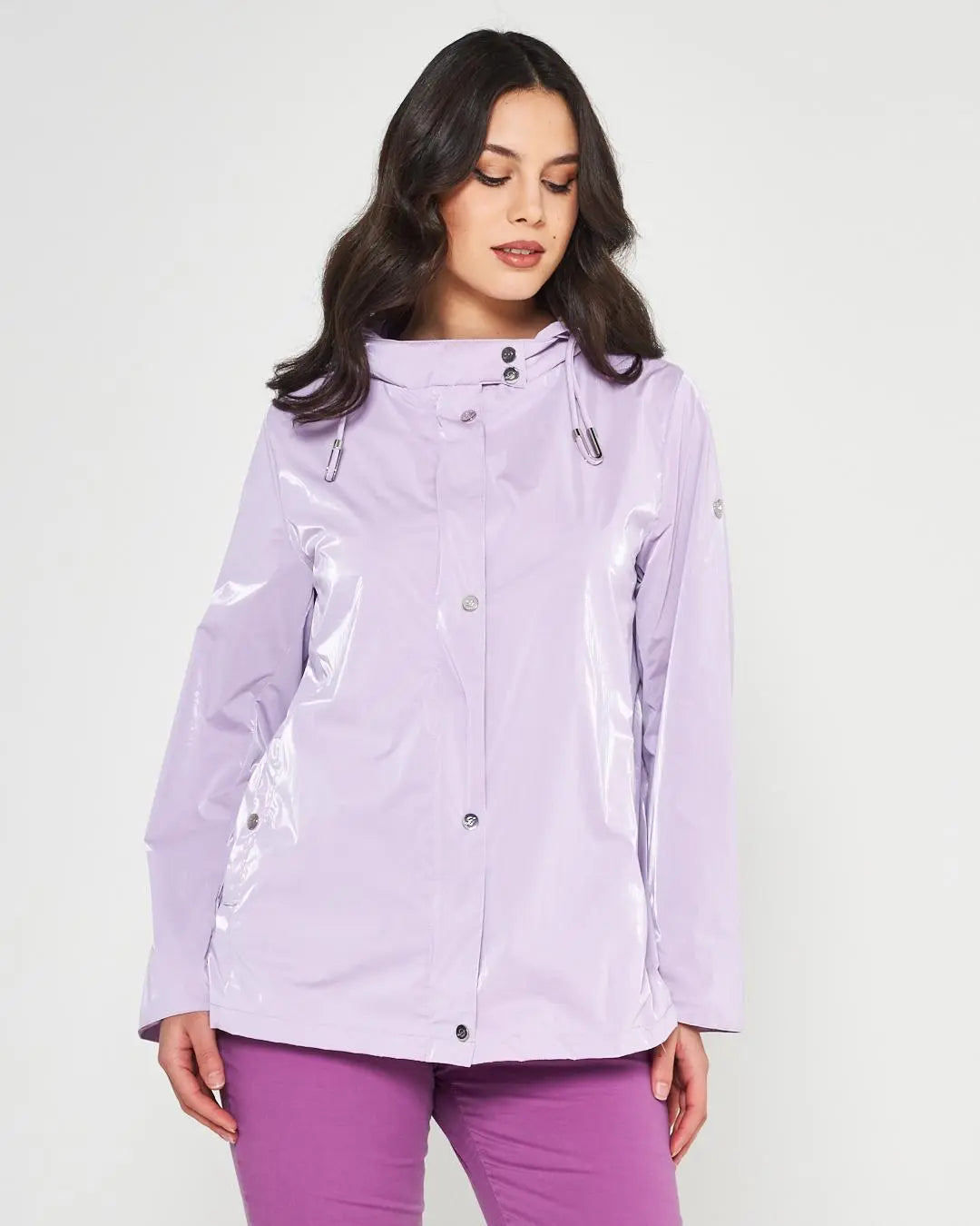 Giaccone in tessuto spalmato LILLA DORABELLA