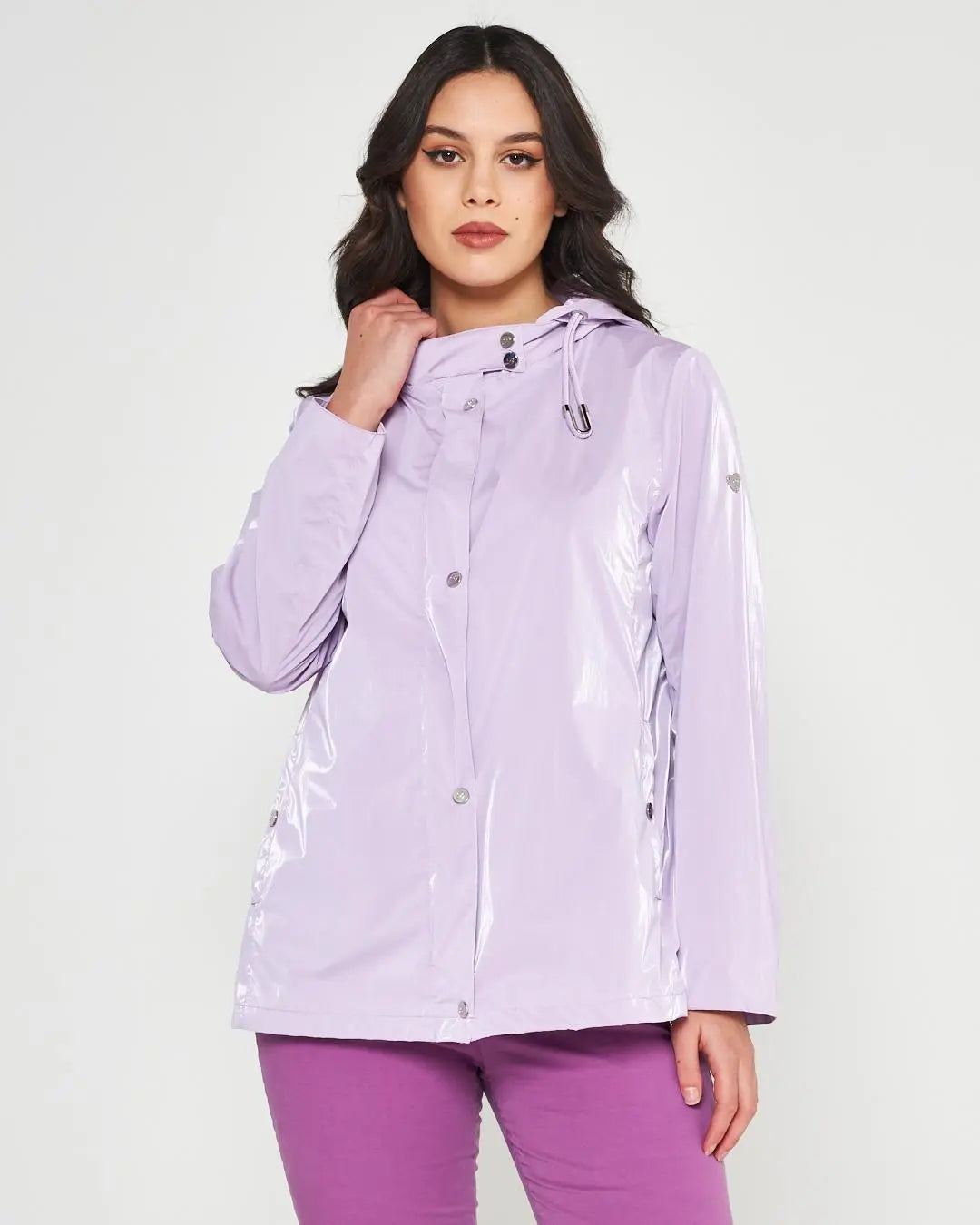 Giaccone in tessuto spalmato LILLA DORABELLA
