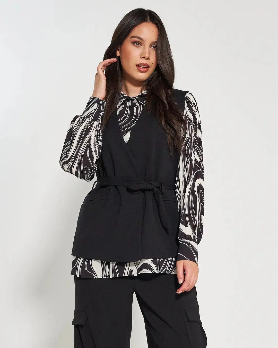 Gilet cintura NERO DORABELLA