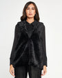Gilet ecopelliccia NERO DORABELLA