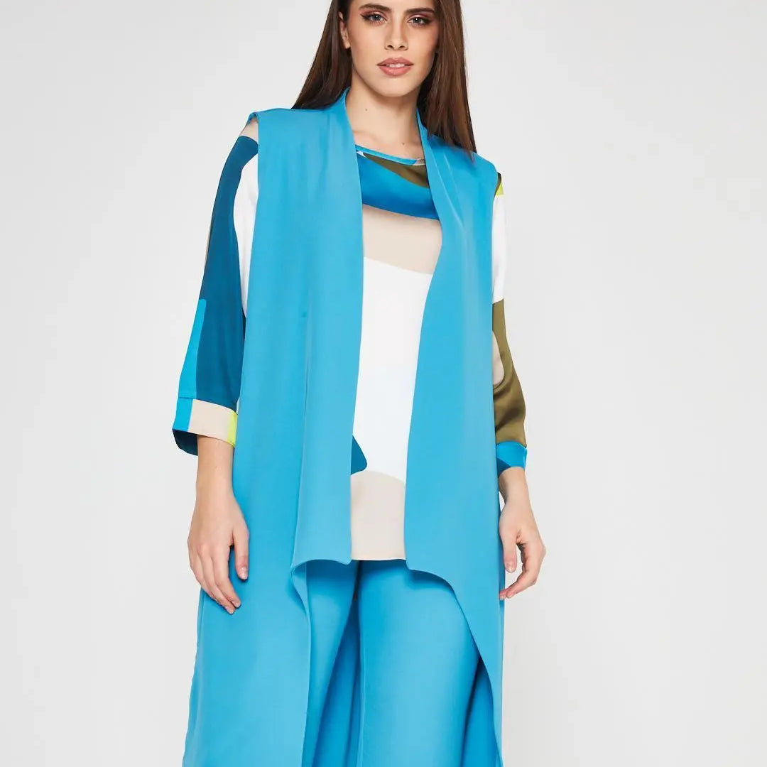 Gilet fluido Celeste DORABELLA XXL