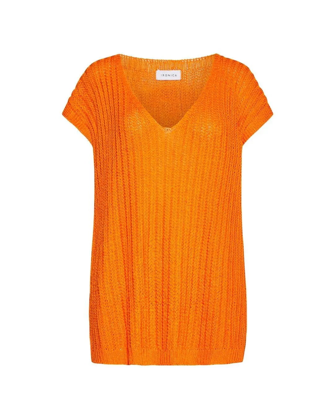 Gilet in maglia ARANCIO IRONICA XL