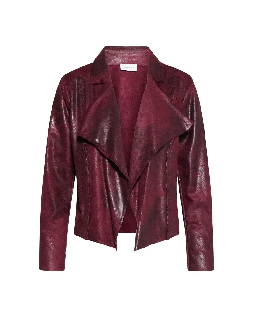 Giubbino denim over BORDEAUX IRONICA