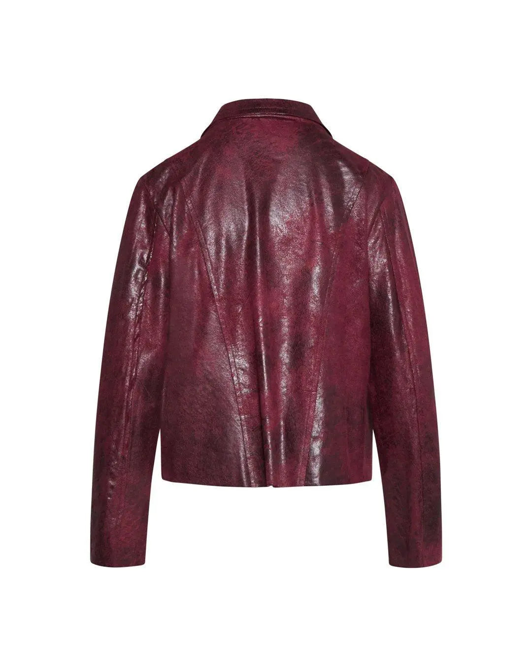 Giubbino denim over BORDEAUX IRONICA