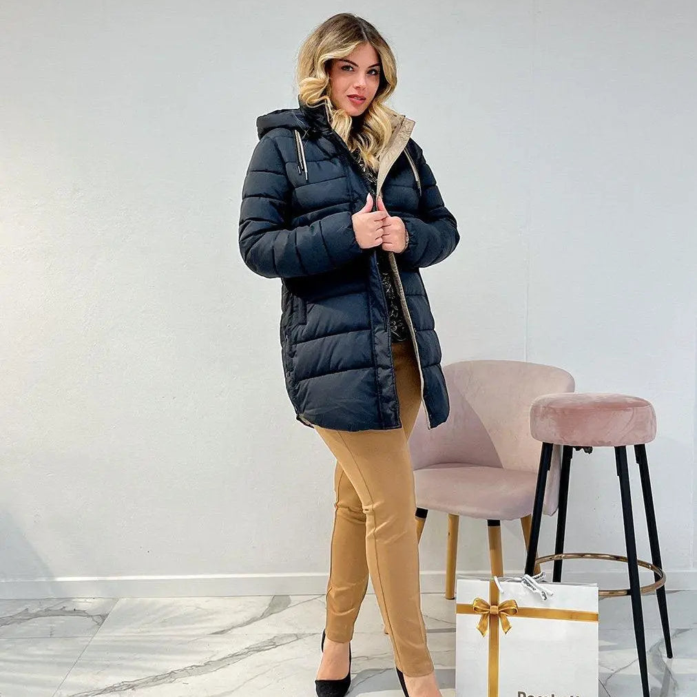 Giubbino dettaglio bottoni NERO DORABELLA