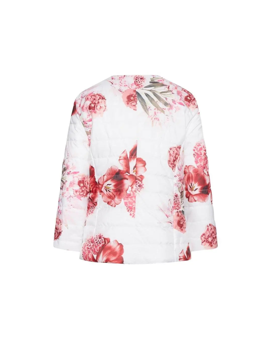 Giubbino fantasia floreale BIANCO IRONICA