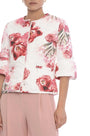 Giubbino fantasia floreale BIANCO IRONICA
