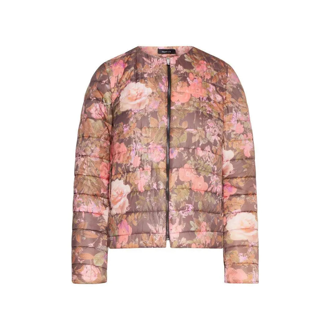 Giubbino fantasia floreale NERO IRONICA 50