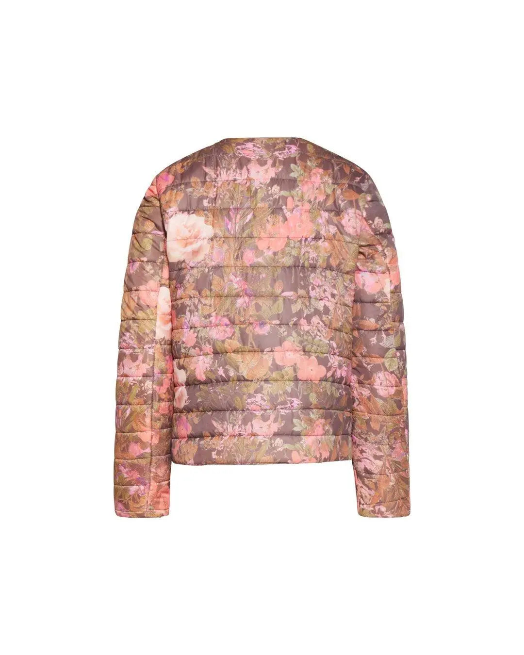 Giubbino fantasia floreale NERO IRONICA