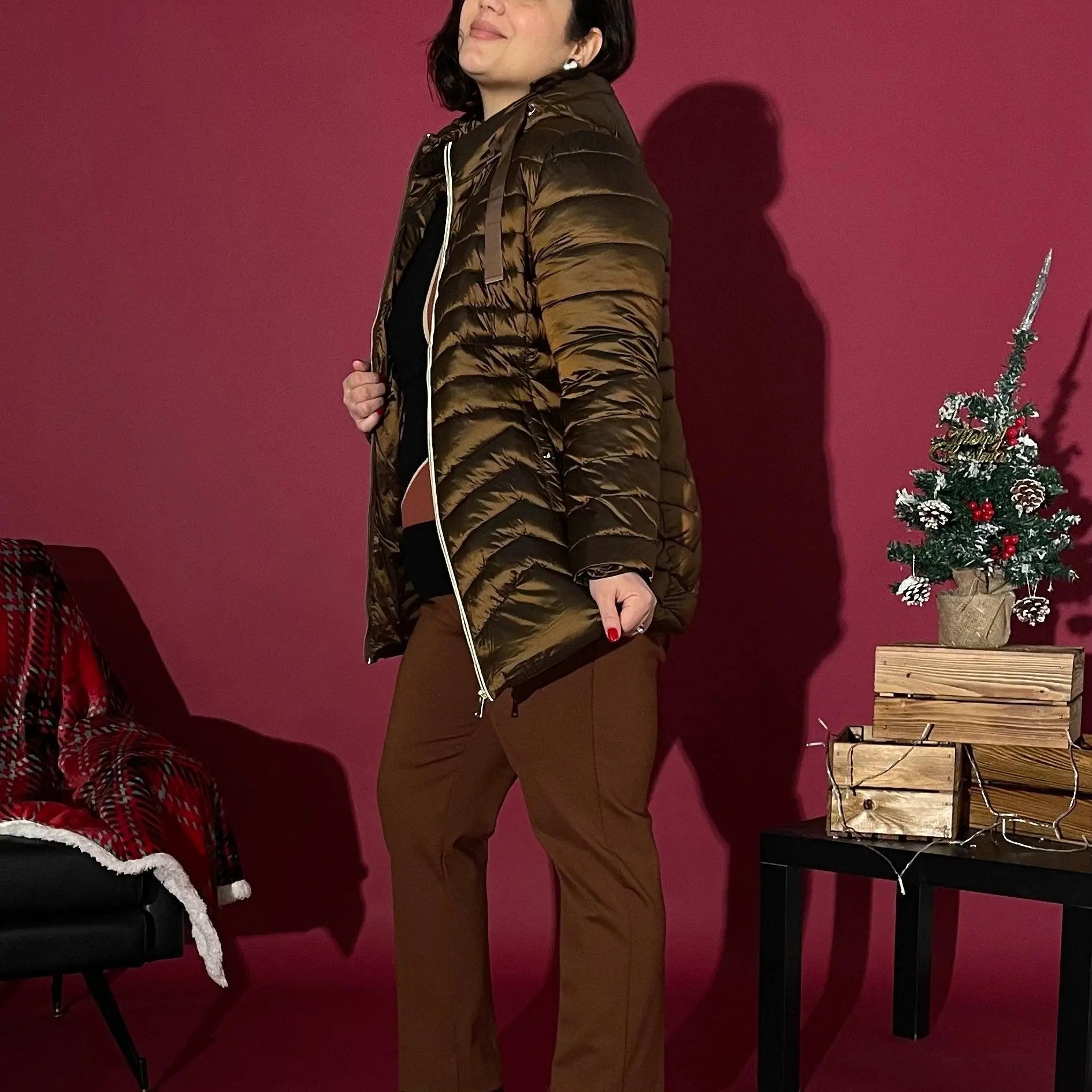 Giubbino trapuntato CARAMELLO DORABELLA PIU' 55