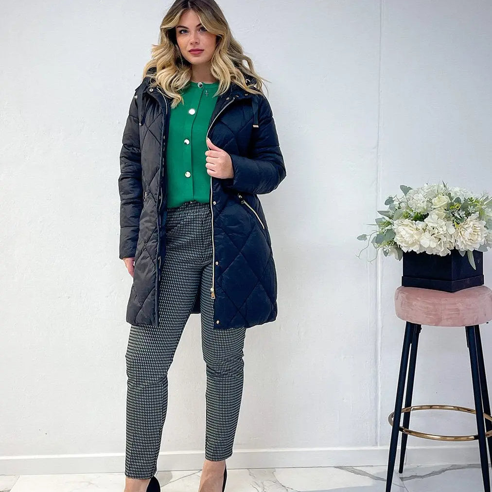 Giubbino trapuntato NERO DORABELLA XXL