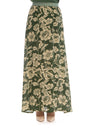 Gonna fantasia floreale VERDE DORABELLA
