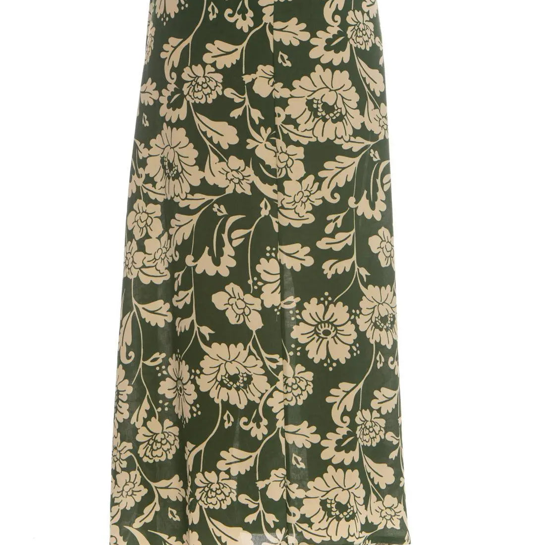 Gonna fantasia floreale VERDE DORABELLA XXL